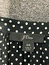 J.Crew 100% Viscose Polka Dots Black Short Sleeve Blouse Size XS - photo 7