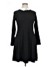 Unbranded Solid Black Casual Dress Size XL - photo 1