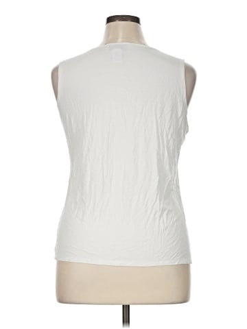 Susan Graver Sleeveless T-Shirt (view 2)