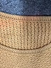 Unbranded 100% Acrylic Color Block Tan Pullover Sweater Size S - photo 7
