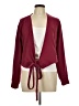 Fabletics Burgundy Cardigan Size L - photo 1