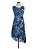 Assorted Brands Paisley Blue Cocktail Dress Size M (estimated) - photo 1