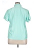 Unbranded Teal Short Sleeve Blouse Size XL - photo 2