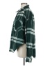 Zara Plaid Green Long Sleeve Button-Down Shirt Size M - photo 5
