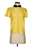 Zara Yellow Short Sleeve Blouse Size S - photo 1
