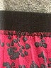 Puli 100% Polyester Floral Burgundy Casual Skirt Size M - photo 4