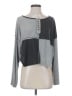 Pol 100% Polyester Gray Long Sleeve Henley Size S - photo 1