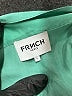 FRNCH 100% Viscose Teal Short Sleeve Blouse Size S - photo 7