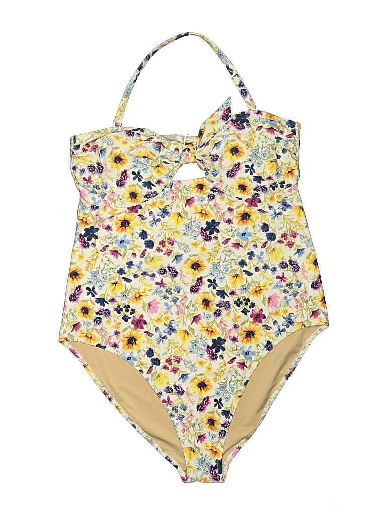 Pre-owned Old Navy One Piece Swimsuit In Yellow