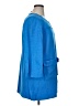 St. John Blue Wool Coat Size XL - photo 4