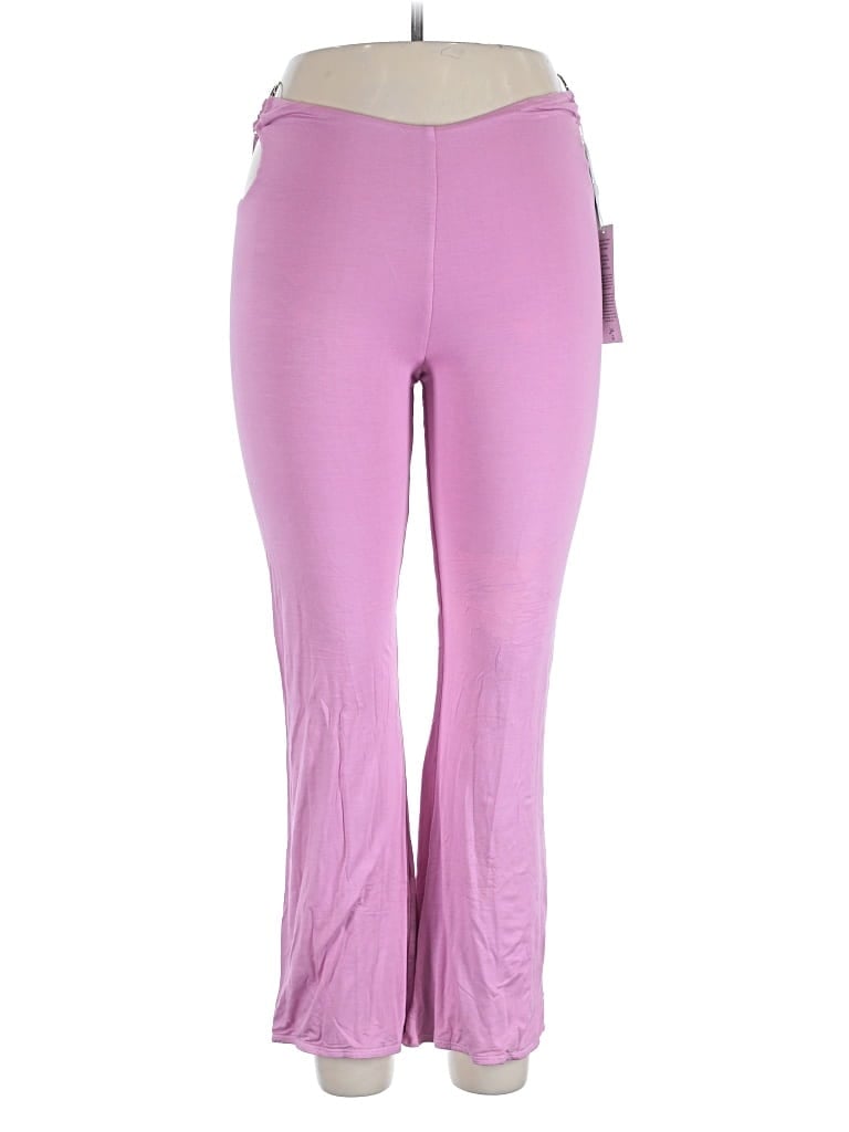 Pre-owned Lezat Yoga Pants In Purple