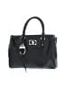 Assorted Brands 100% Leather Solid Black Leather Satchel One size - photo 1
