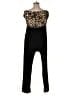 NY Invasion Animal Print Black Jumpsuit Size 3X - photo 2
