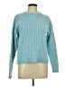 Time and Tru 100% Polyester Solid Teal Pullover Sweater Size L - photo 1