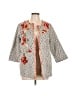 Chico's Floral Tweed Multi Color Ivory Blazer Size Lg (2) - photo 1