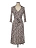 Brora Animal Print Brown Casual Dress Size 8 - photo 1