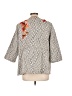 Chico's Floral Tweed Multi Color Ivory Blazer Size Lg (2) - photo 2