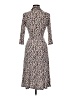 Brora Animal Print Brown Casual Dress Size 8 - photo 2