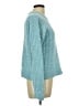 Time and Tru 100% Polyester Solid Teal Pullover Sweater Size L - photo 4