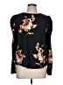 Alex Marie 100% Polyester Black Long Sleeve Blouse Size L - photo 1