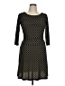 En Focus Studio Argyle Black Casual Dress Size 14 - photo 1