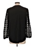 Unbranded Black Long Sleeve Blouse Size L - photo 2