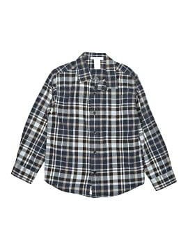 Janie And Jack Long Sleeve Button Down Shirt