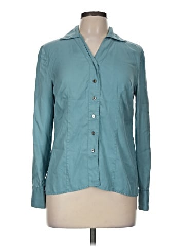 Talbots Long Sleeve Silk Top (view 1)