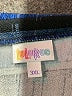 Lularoe Stripes Blue Casual Skirt Size 3X - photo 4
