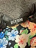 BTFBM 100% Polyester Floral Blue Short Sleeve Blouse Size S - photo 7