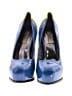 Simply Vera Vera Wang Color Block Blue Heels Size 8 1/2 - photo 2