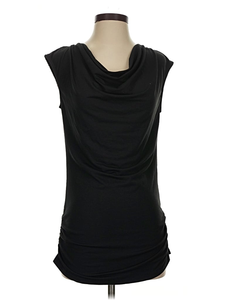 Pre-owned Zeagoo Sleeveless Blouse In Black