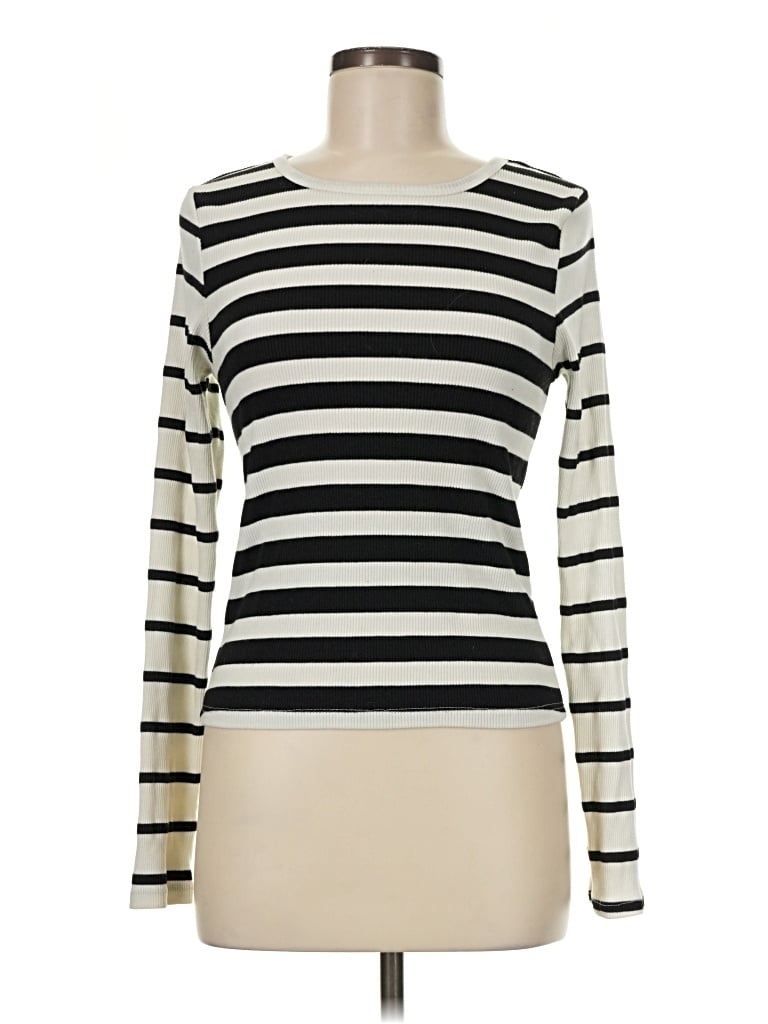 Pre-owned T.la Long Sleeve T-shirt In Ivory