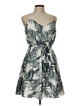 black and white dress express Black and White Color Block Short Dress
