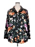 Susan Graver Floral Black Kimono Size 1X - photo 1