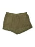 Tresics Solid Green Khaki Shorts Size S - photo 1