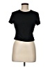 Shein Black Short Sleeve T-Shirt Size M - photo 1
