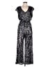 Boston Proper Stars Silver Jumpsuit Size M - photo 1