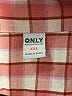 Only 100% Cotton Checkered-gingham Red 3/4 Sleeve Button-Down Shirt Size XXL - photo 7