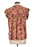 Buffalo by David Bitton 100% Viscose Floral Pink Short Sleeve Blouse Size L - photo 2