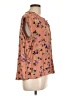 Buffalo by David Bitton 100% Viscose Floral Pink Short Sleeve Blouse Size L - photo 4