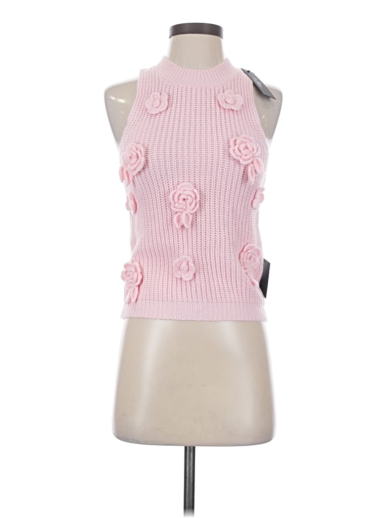 Pre-owned Lulus Sweater Vest In Pink