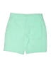 Coral Bay Solid Green Shorts Size S - photo 2