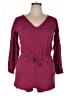 LOFT Beach 100% Cotton Burgundy Romper Size M - photo 1