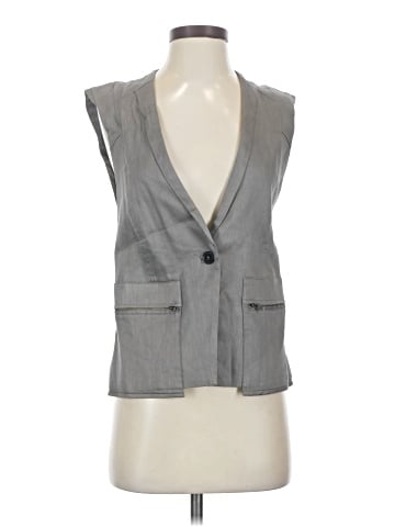 Helmut Lang Sleeveless Button-Down Shirt (view 1)