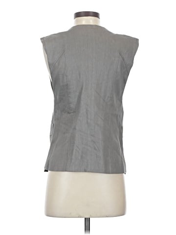Helmut Lang Sleeveless Button-Down Shirt (view 2)
