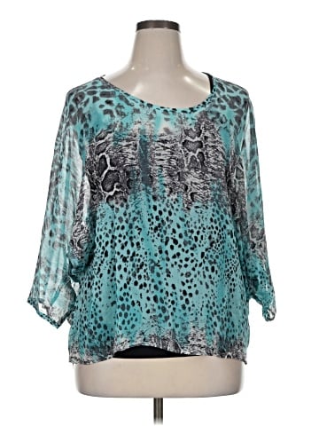 Chelsea & Theodore 3/4 Sleeve Blouse (view 1)