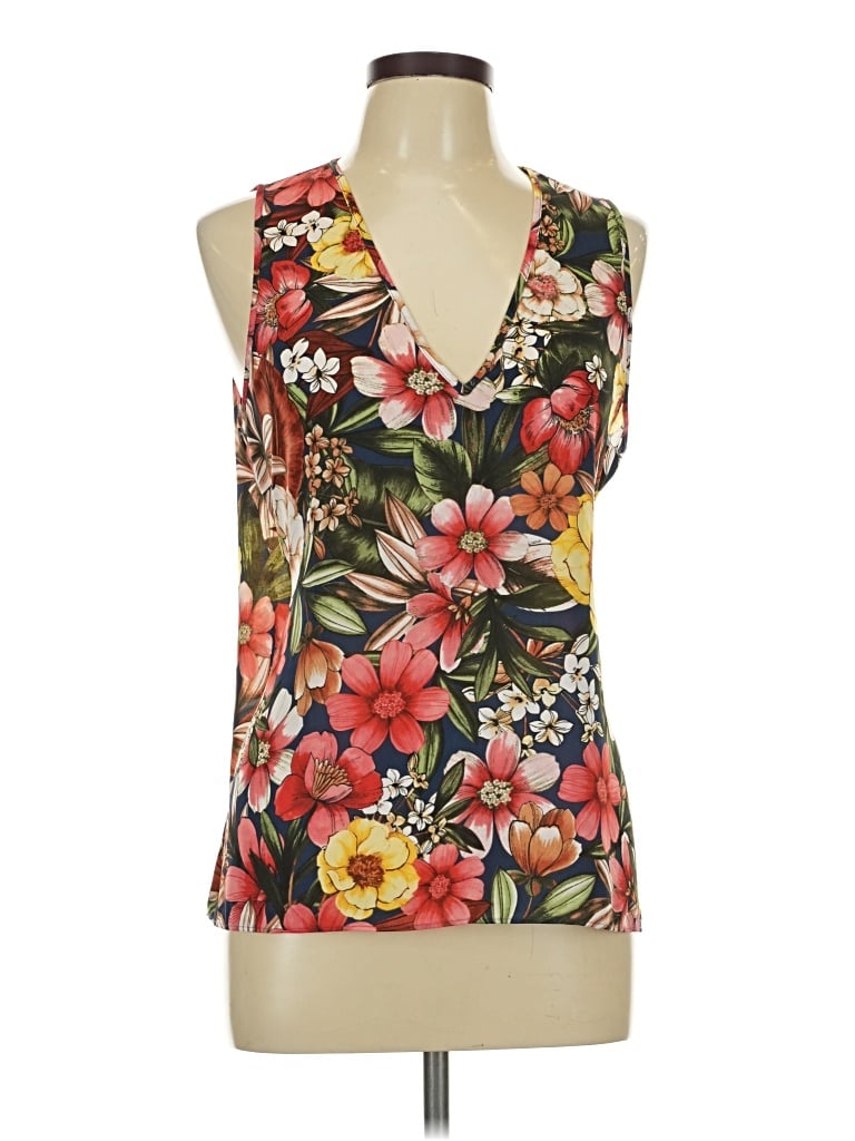 Pre-owned Express Sleeveless Blouse In Brown