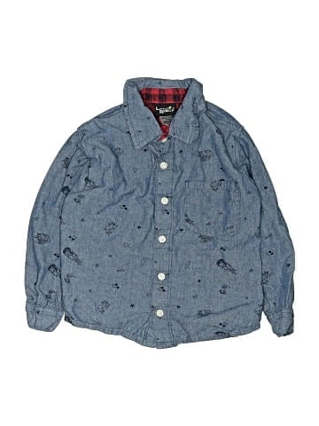 Little Rebels Long Sleeve Button-Down Shirt (view 1)