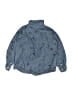 Little Rebels 100% Cotton Blue Long Sleeve Button-Down Shirt Size 7 - photo 2